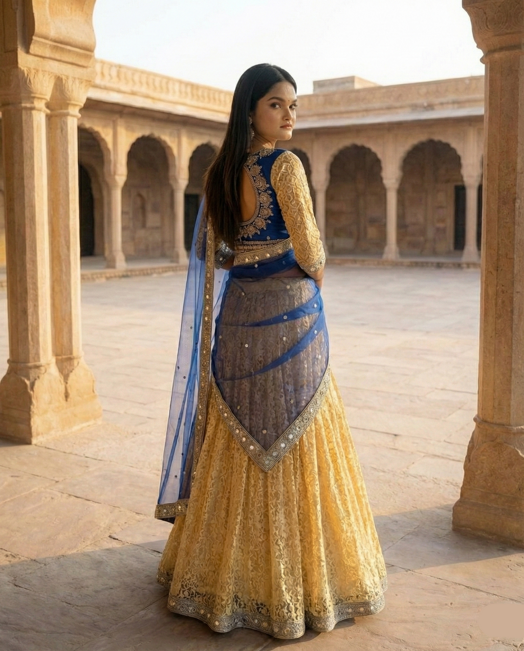 Royal Neelam Lehenga