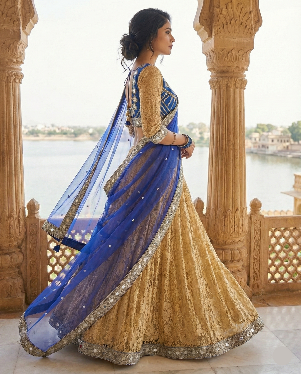 Royal Neelam Lehenga