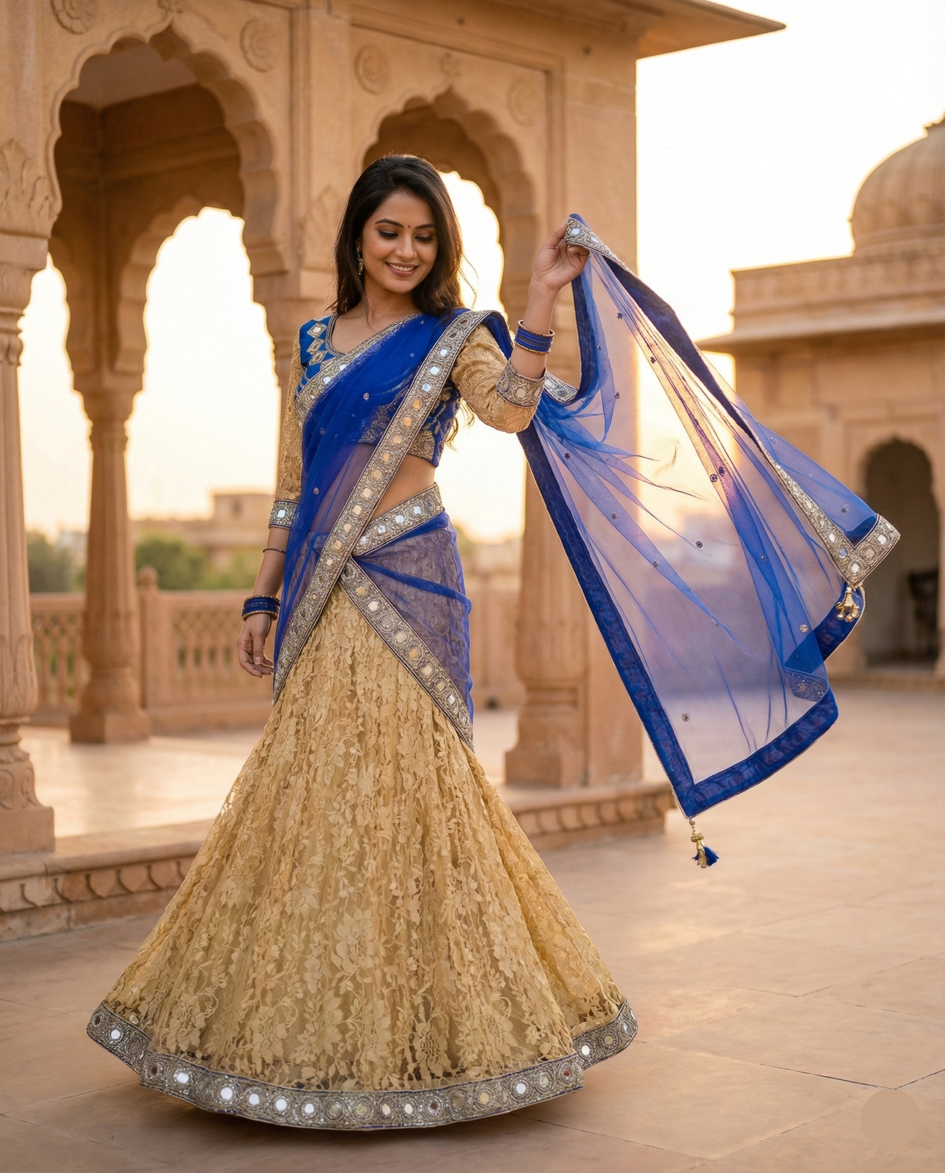 Royal Neelam Lehenga