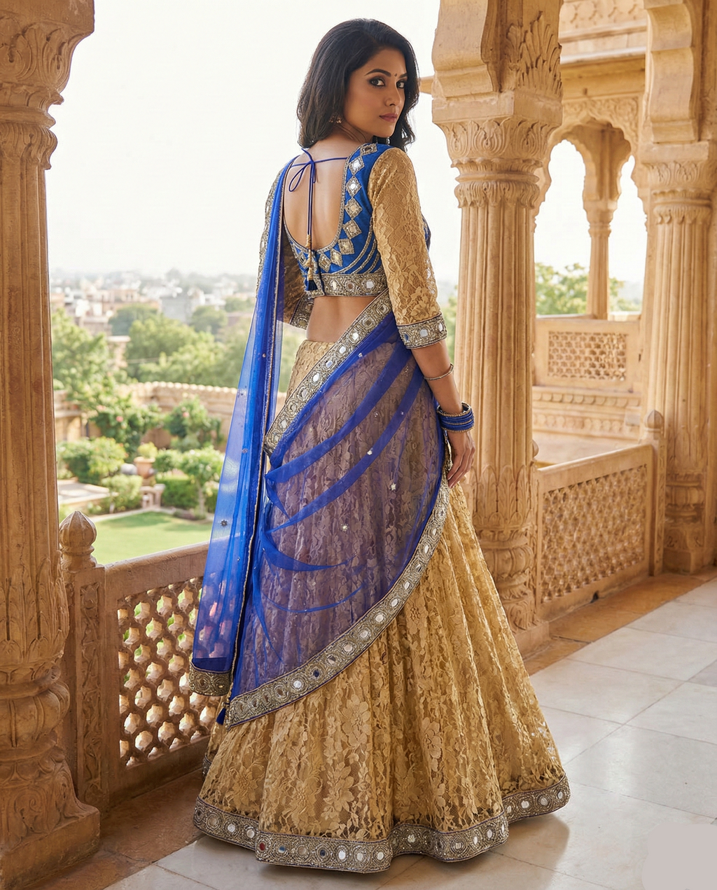 Royal Neelam Lehenga