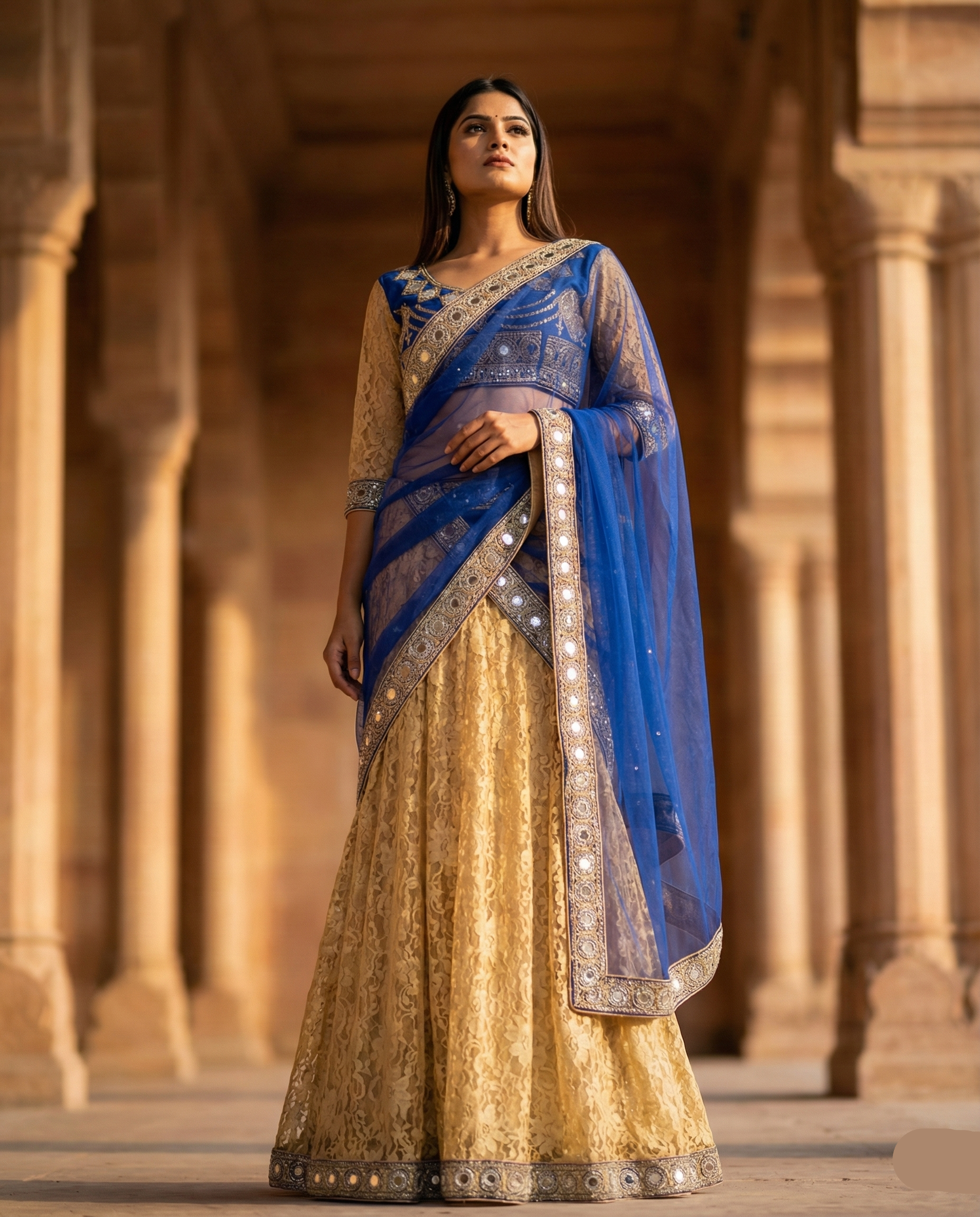 Royal Neelam Lehenga