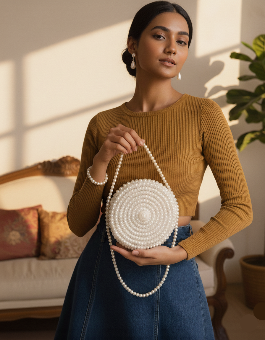 The White Pearl 🤍 –An Element of Purity & Grace