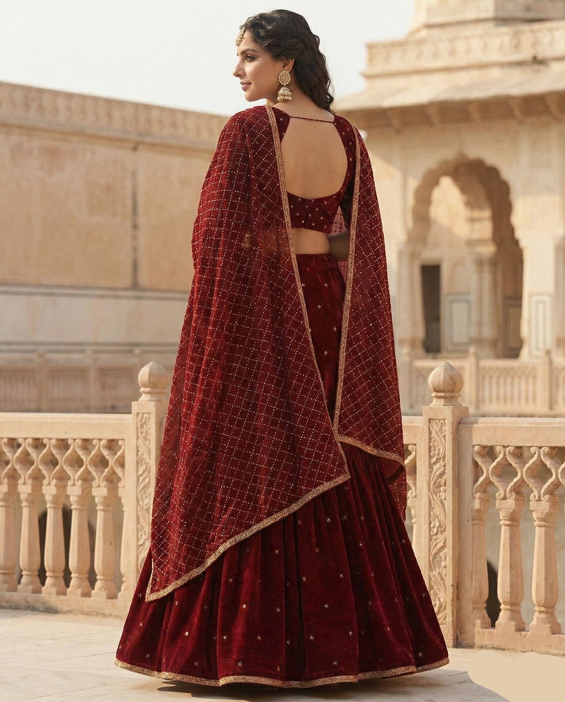 Rangmahal Velvet Lehenga ❤️
