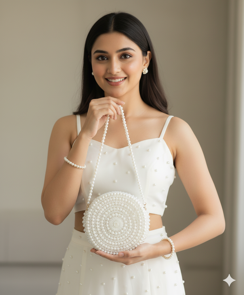 The White Pearl 🤍 –An Element of Purity & Grace