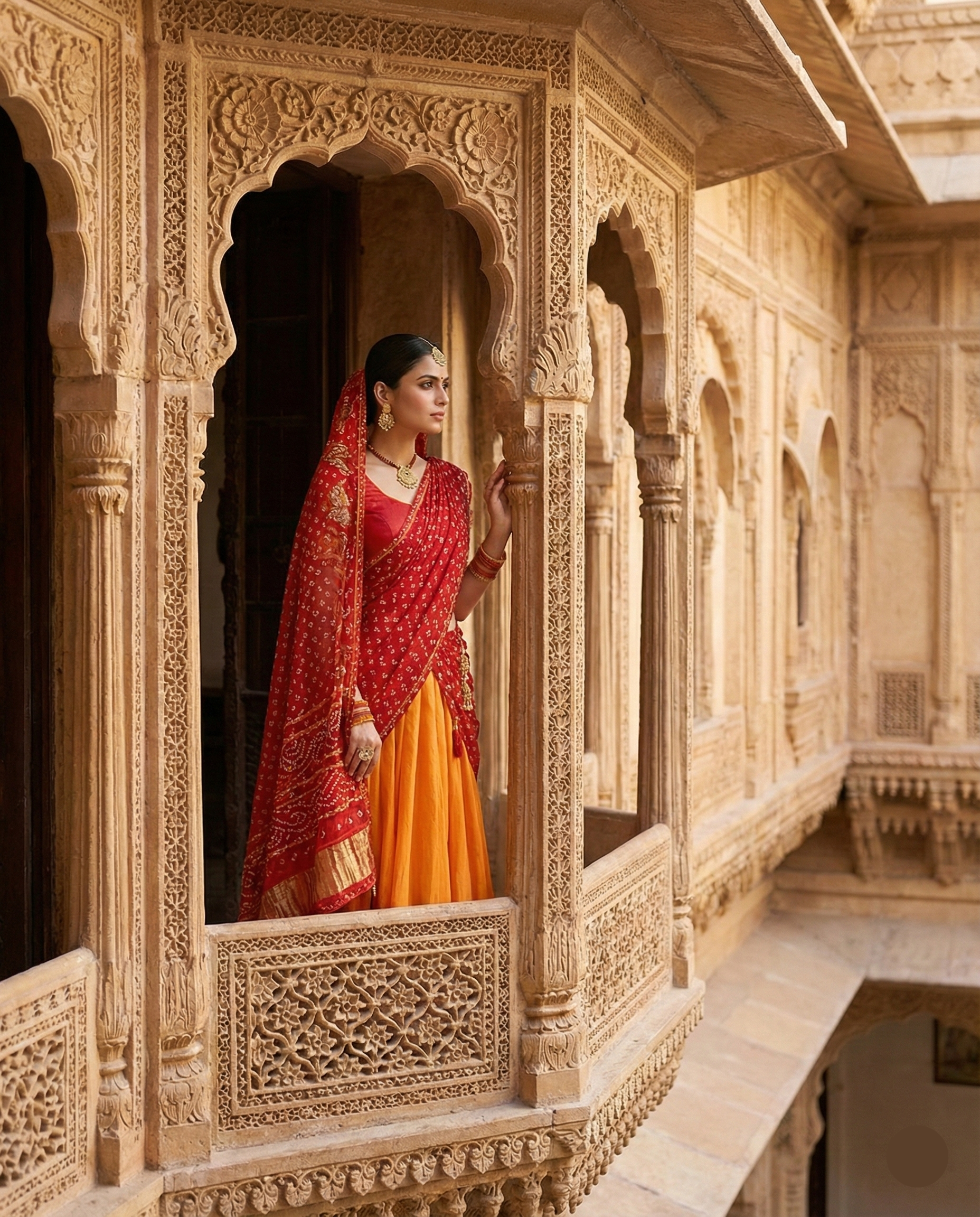 Rajwadi Rangotsav Lehenga