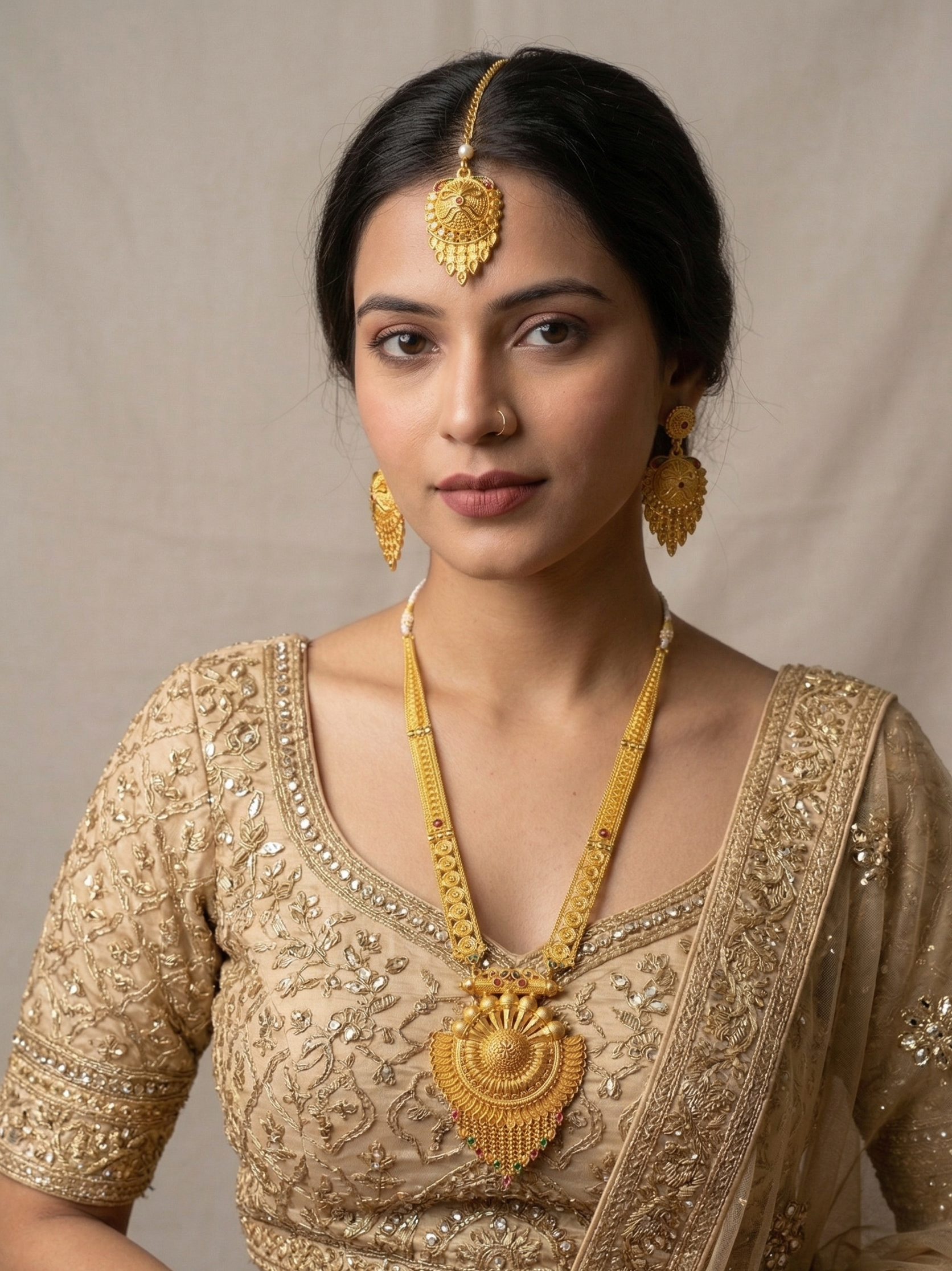 Surya Haar Necklace Set