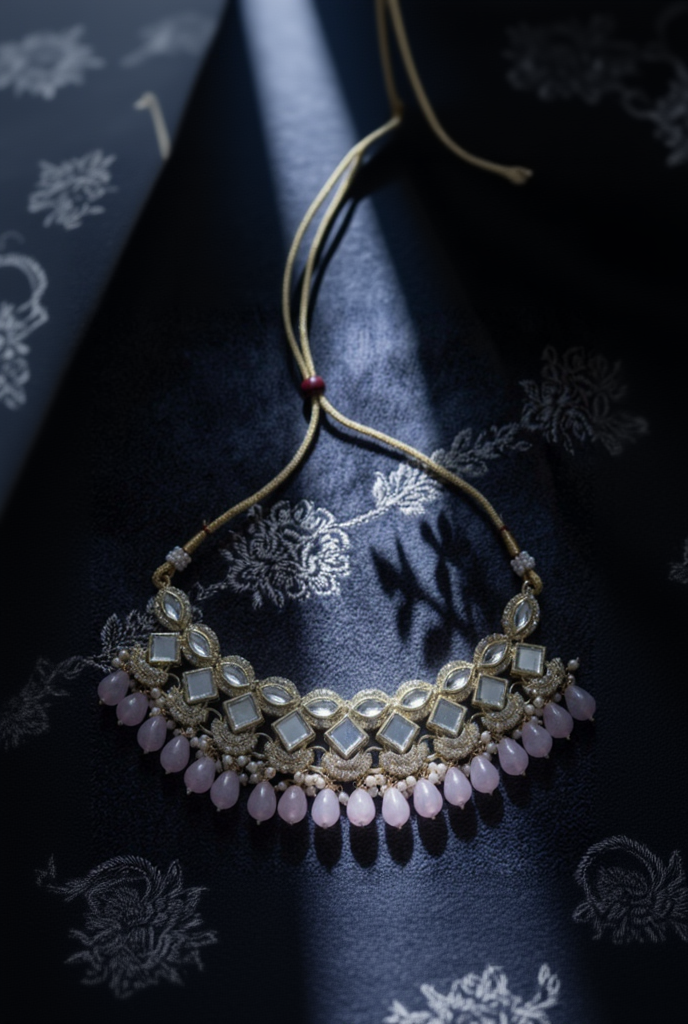 Blush Prism Necklace Set