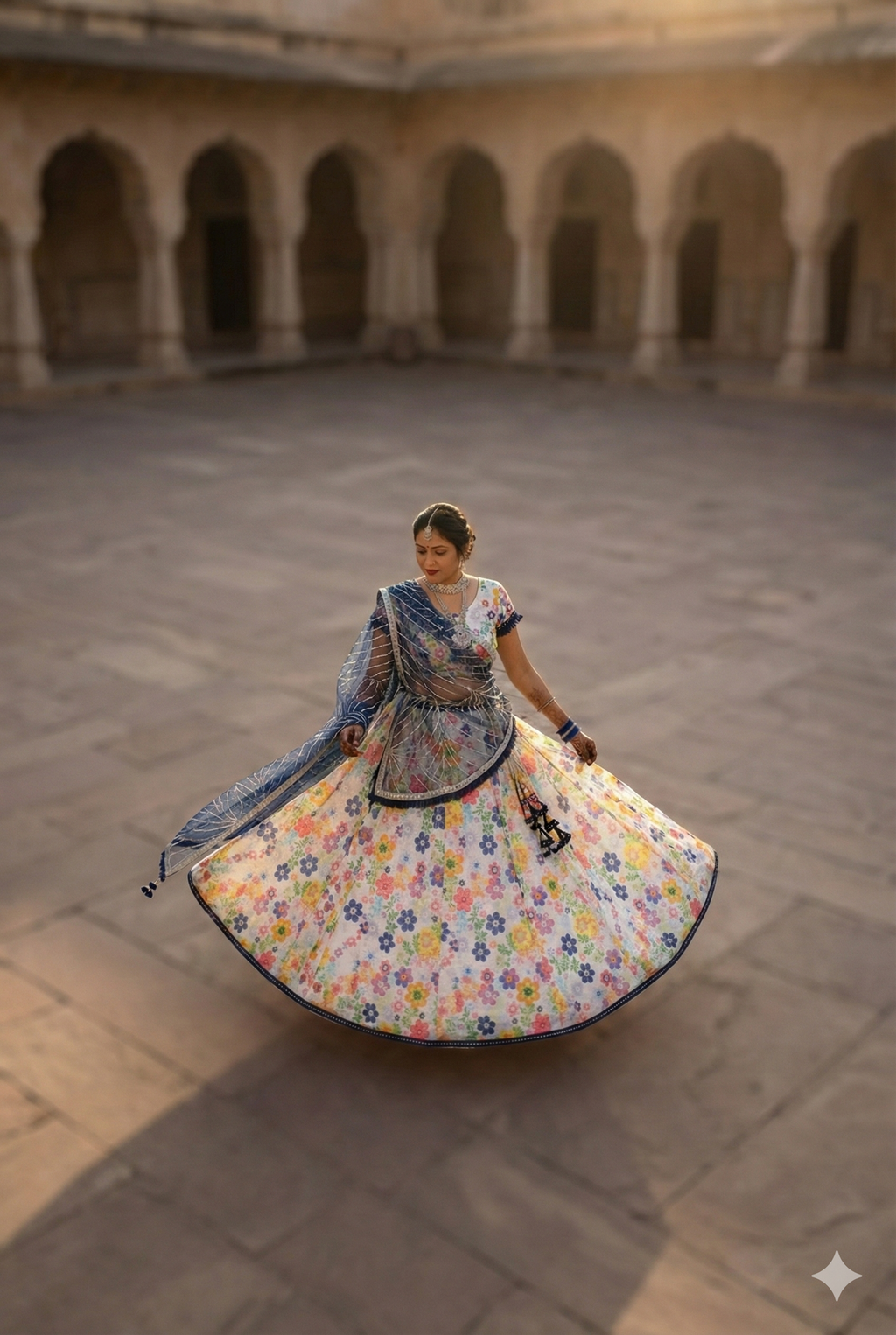 Classic Floral Lehenga