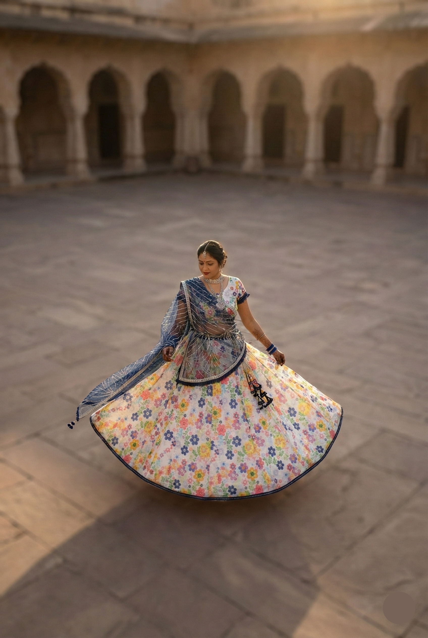 Classic Floral Lehenga