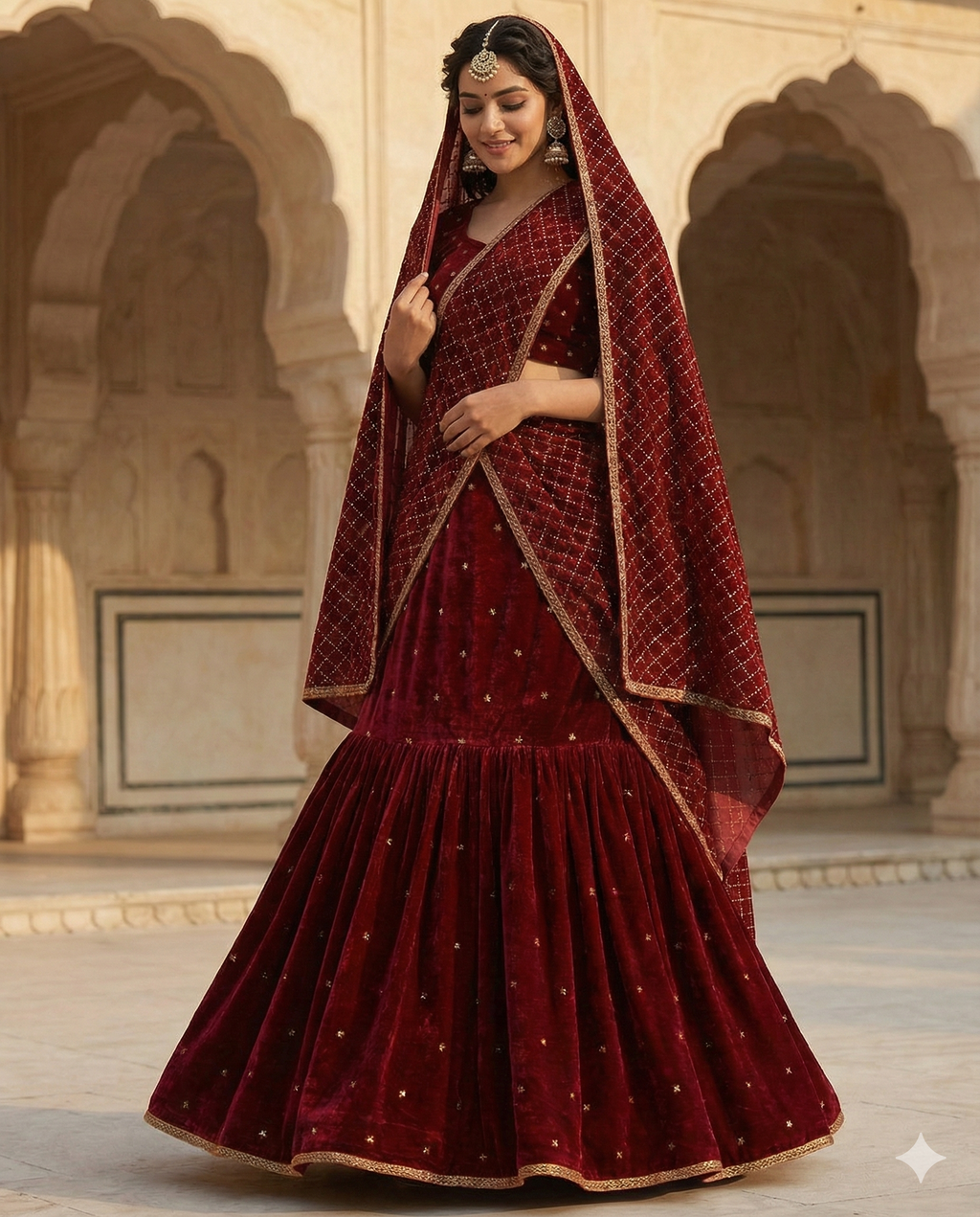 Rangmahal Velvet Lehenga ❤️