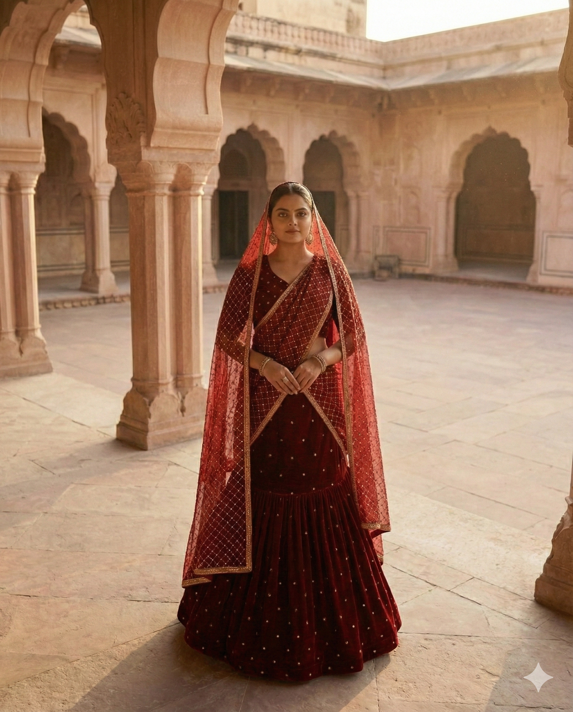 Rangmahal Velvet Lehenga ❤️