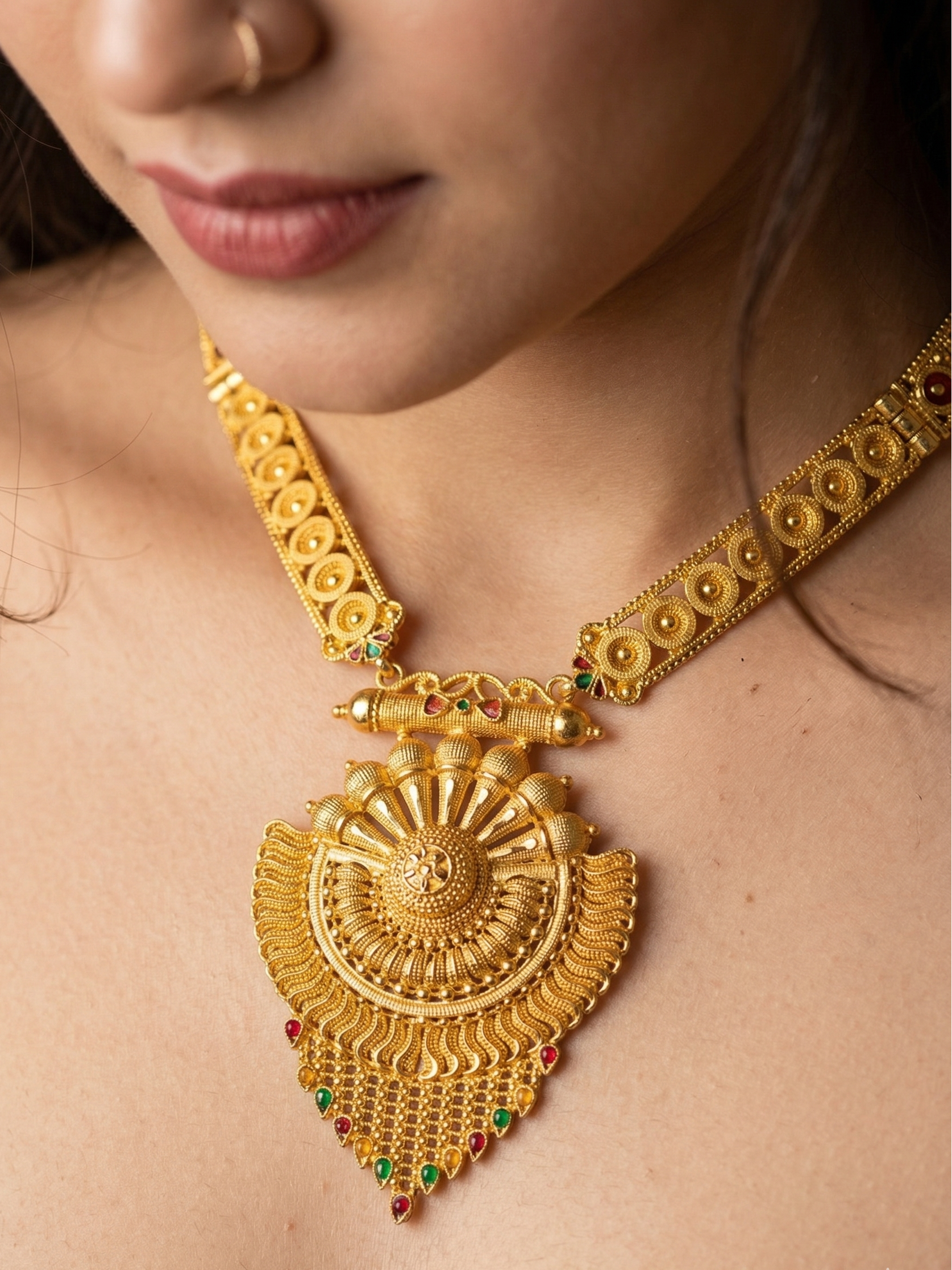 Surya Haar Necklace Set