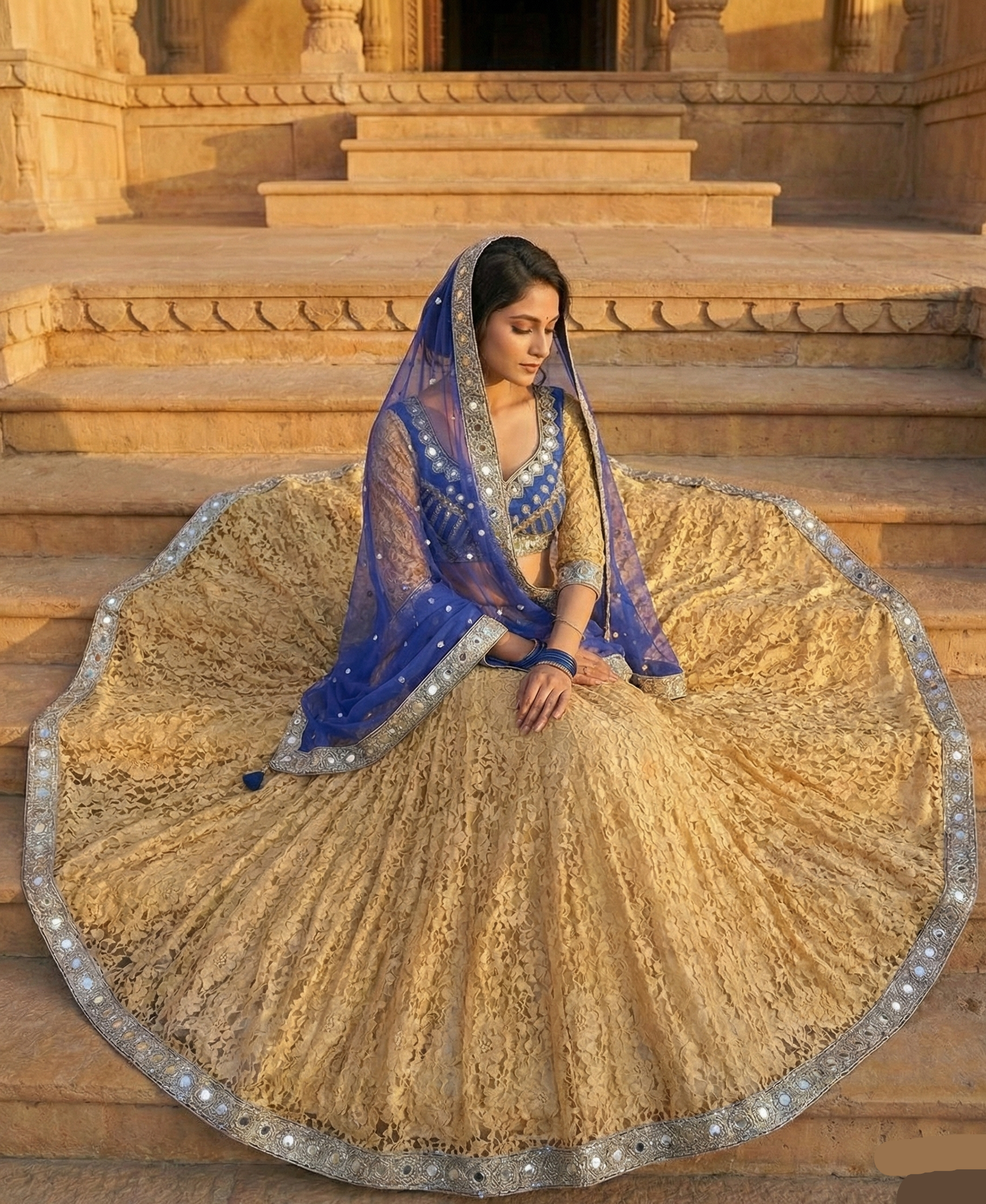 Royal Neelam Lehenga