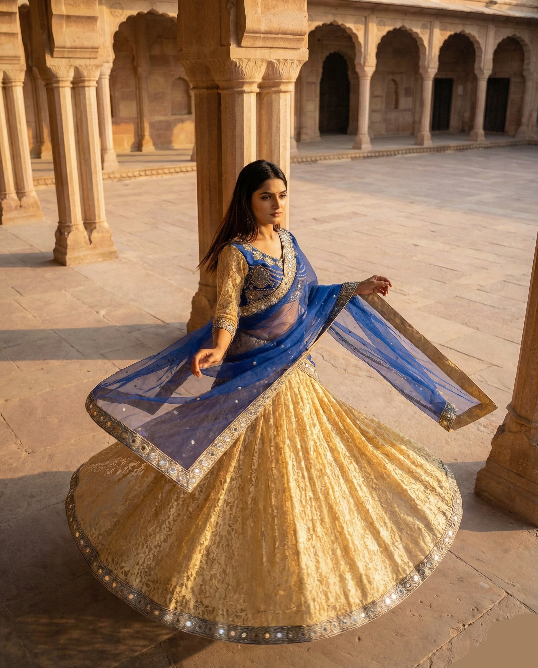 Royal Neelam Lehenga