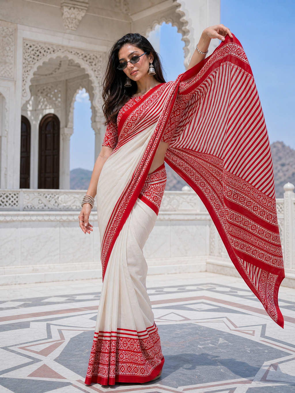 Crimson Heirloom Saree