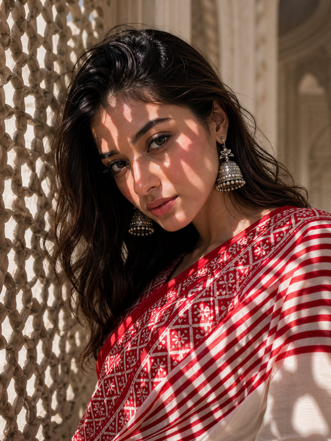 Crimson Heirloom Saree