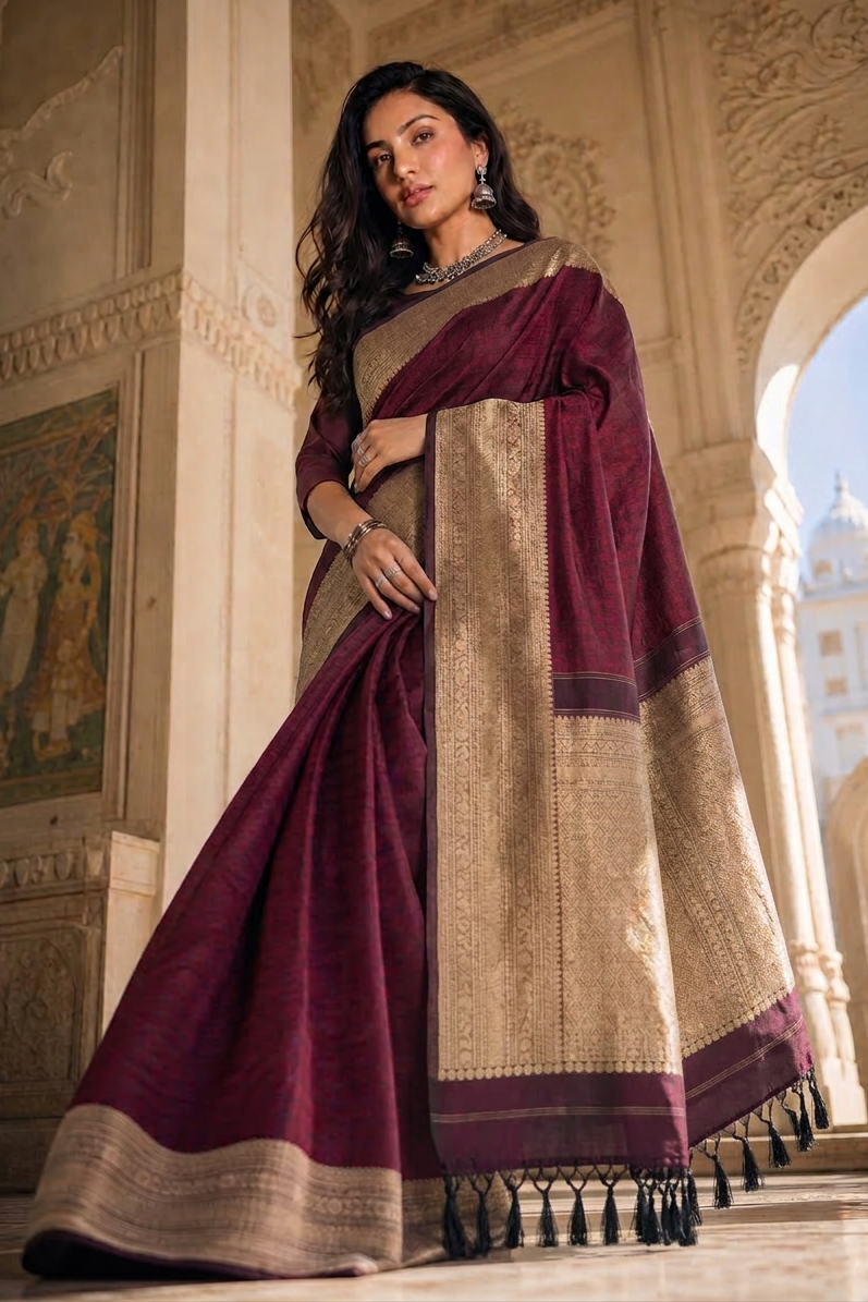 Royal Mulberry Silk Saree