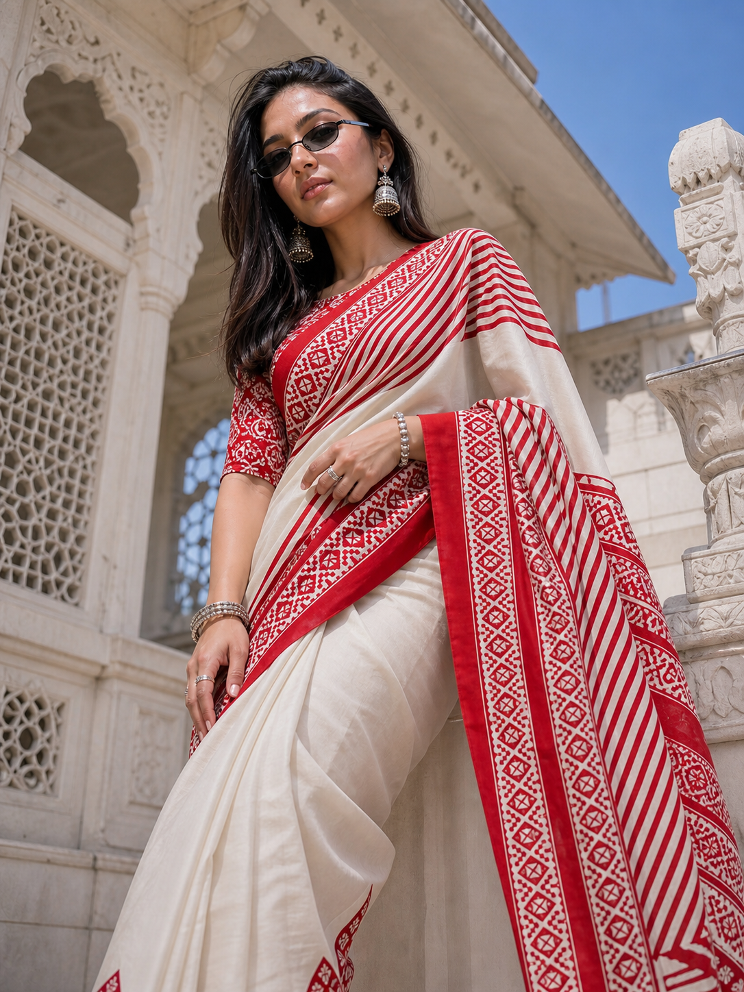 Crimson Heirloom Saree