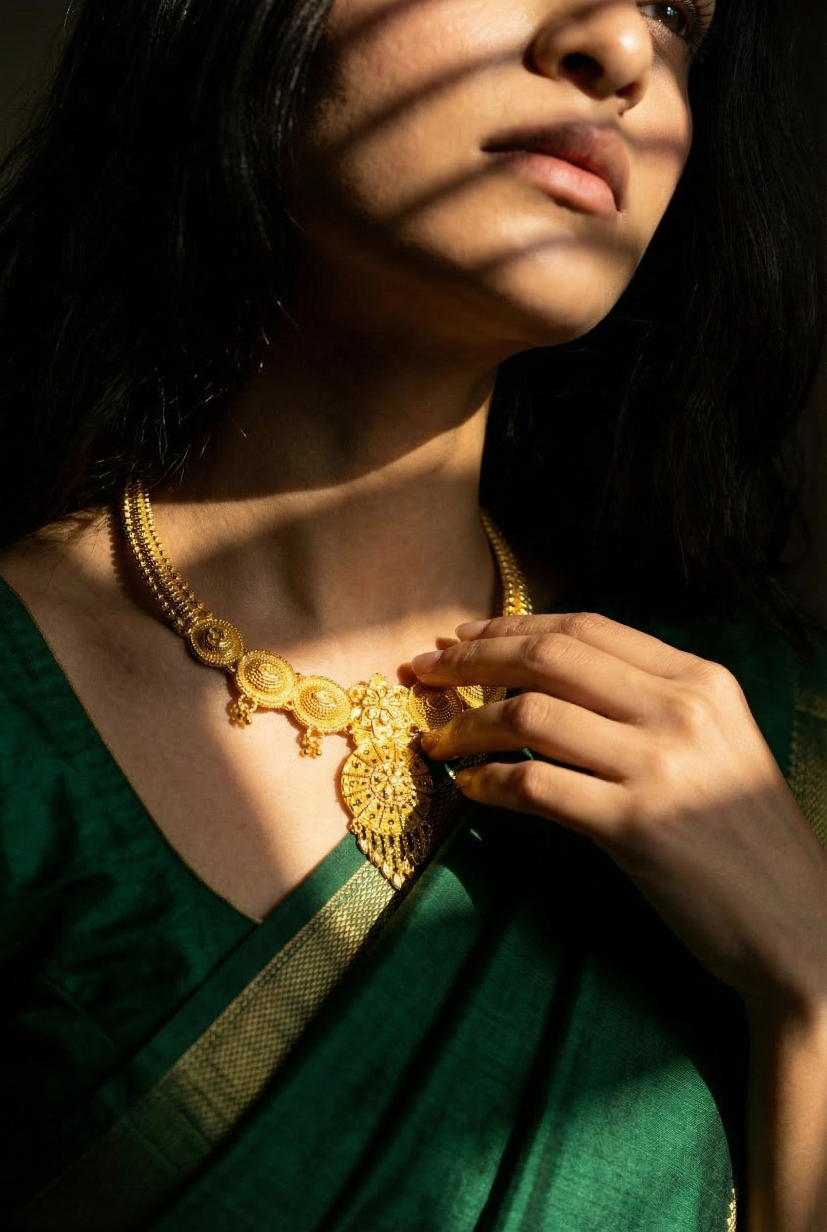 Mandala Coin Necklace Set