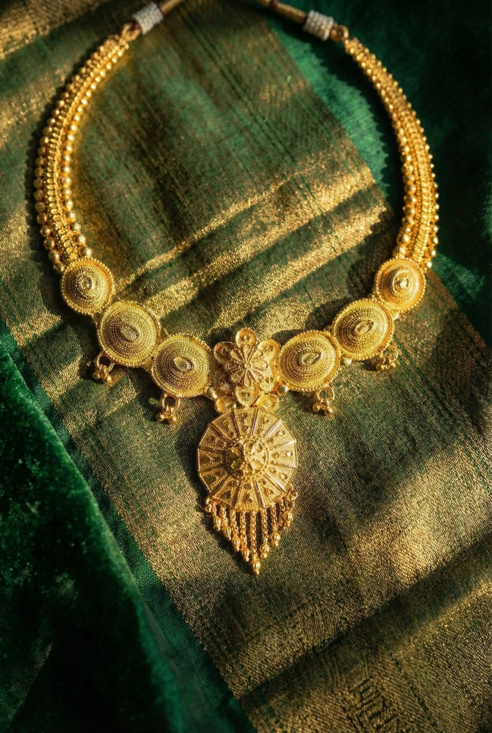 Mandala Coin Necklace Set