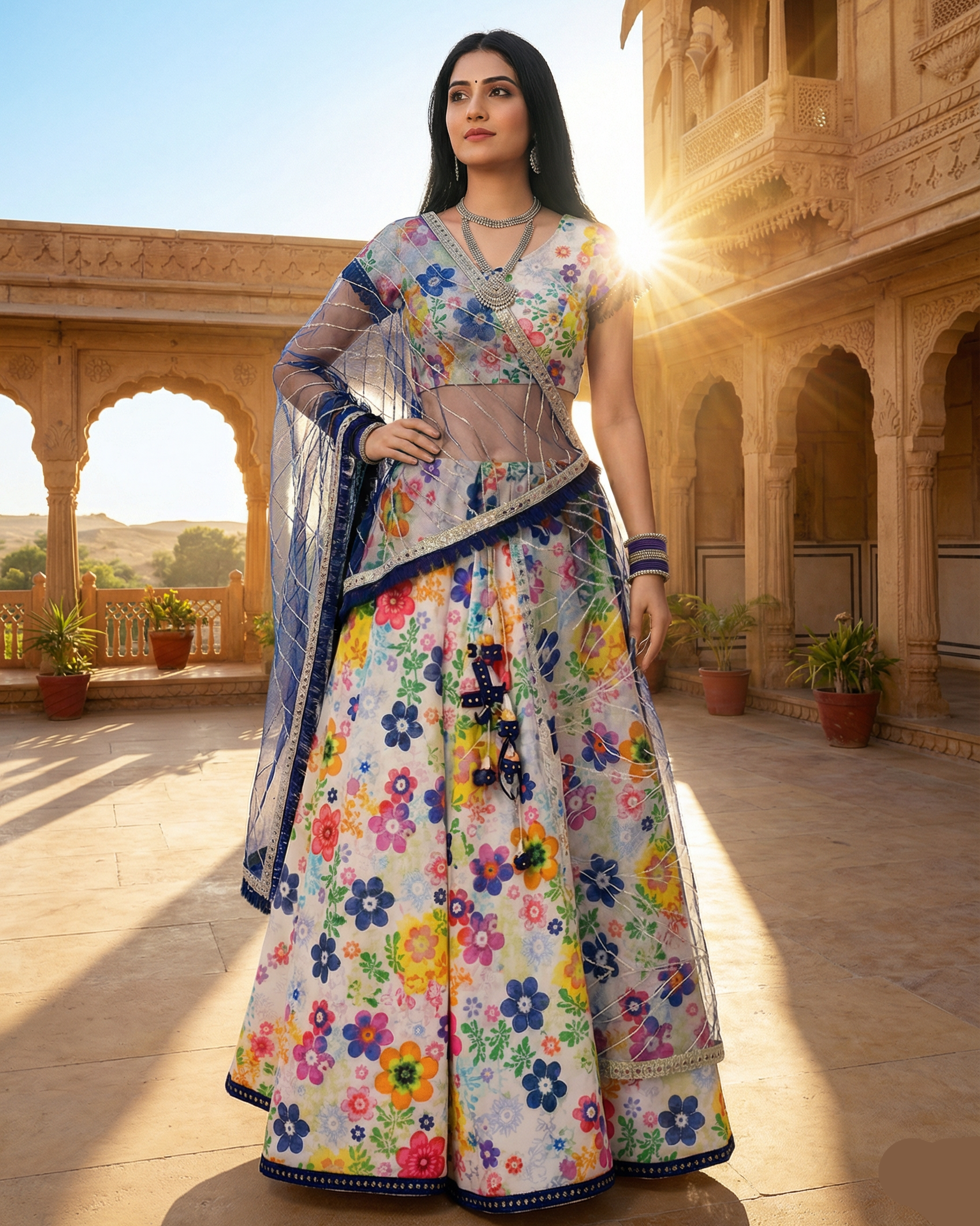 Classic Floral Lehenga
