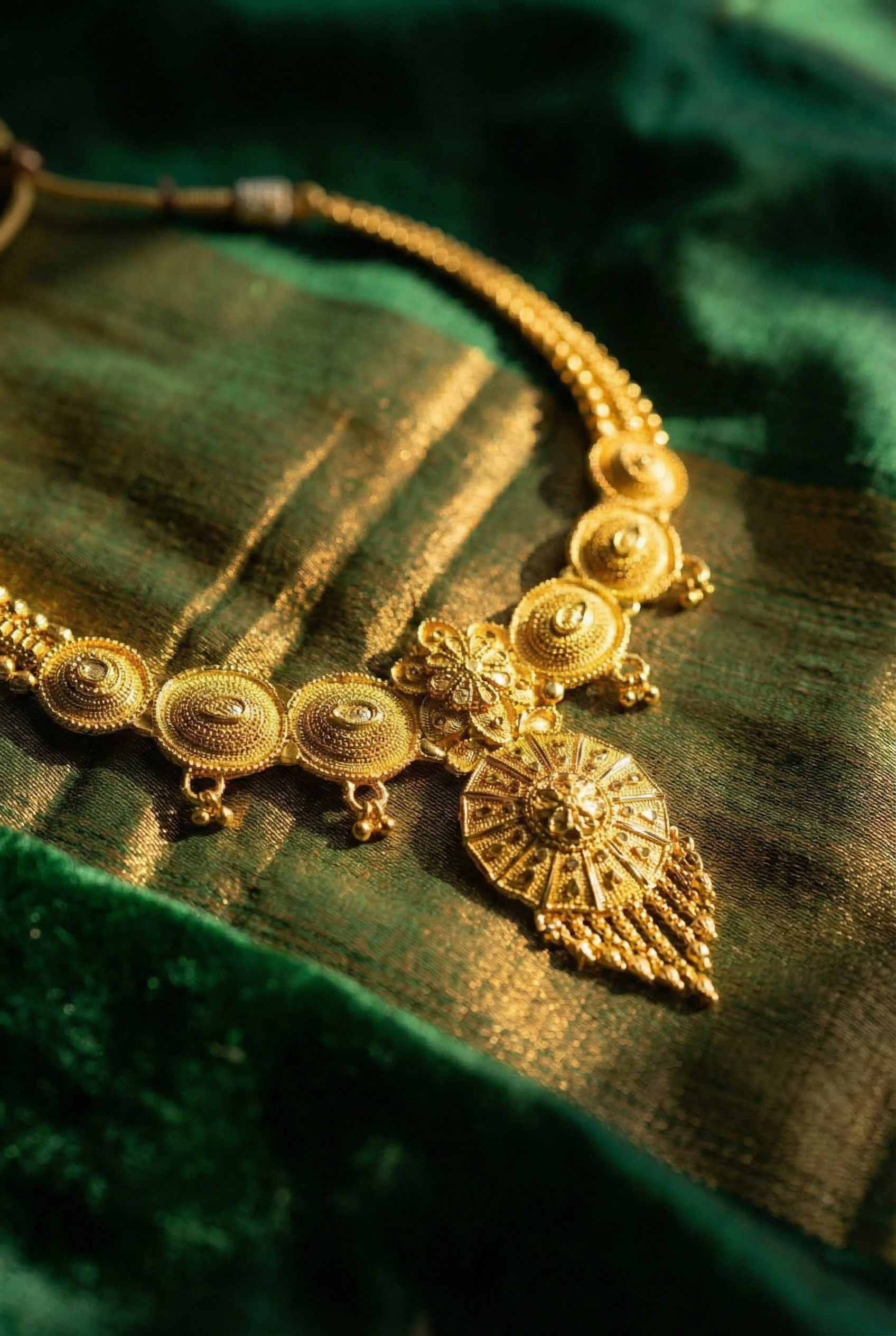 Mandala Coin Necklace Set