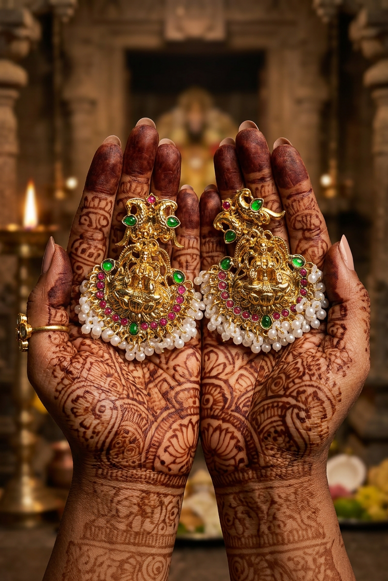 Temple Lakshmi Bridal Set