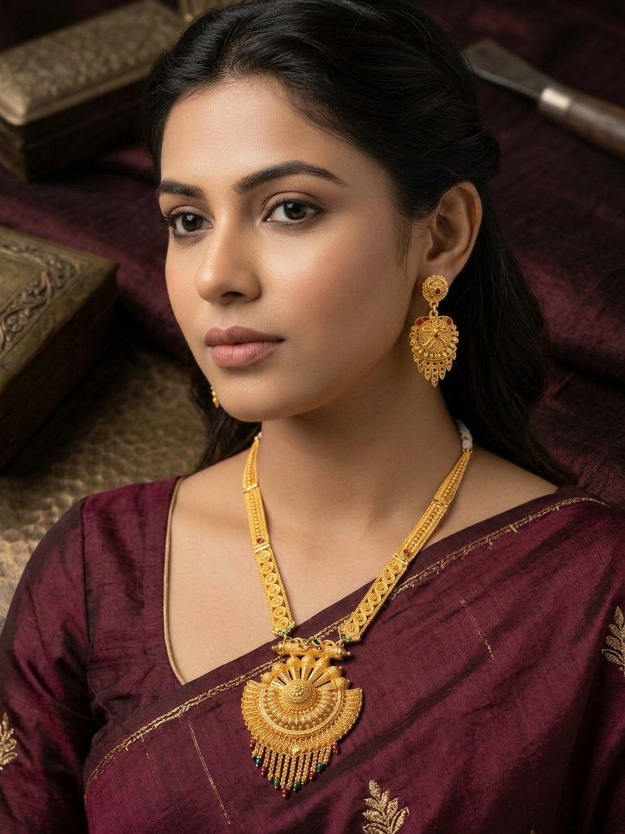 Surya Haar Necklace Set