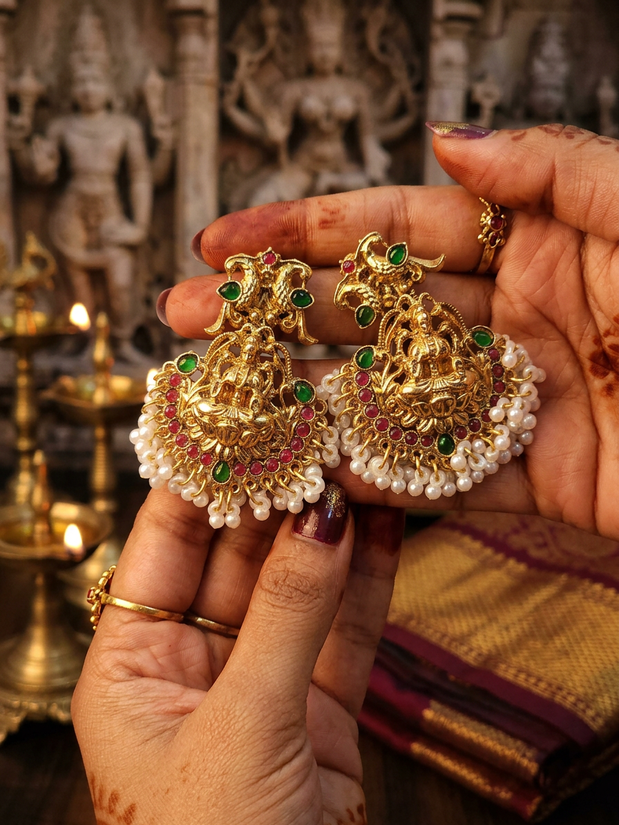 Temple Lakshmi Bridal Set