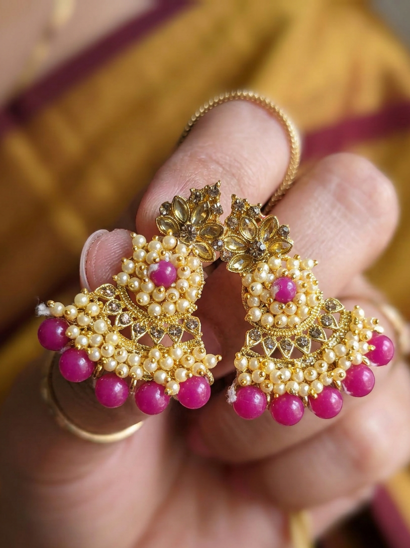 Rosé Fringe Choker Set