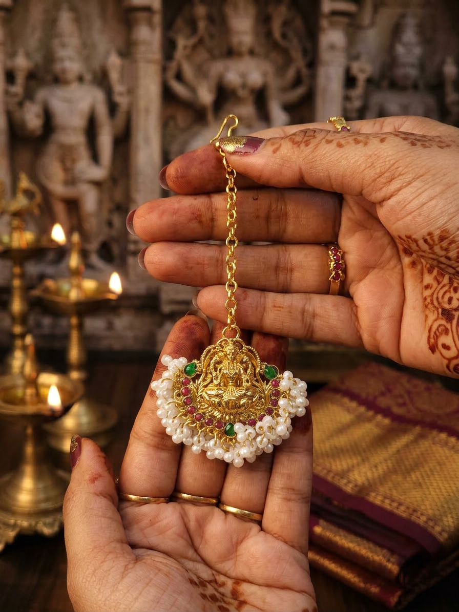 Temple Lakshmi Bridal Set